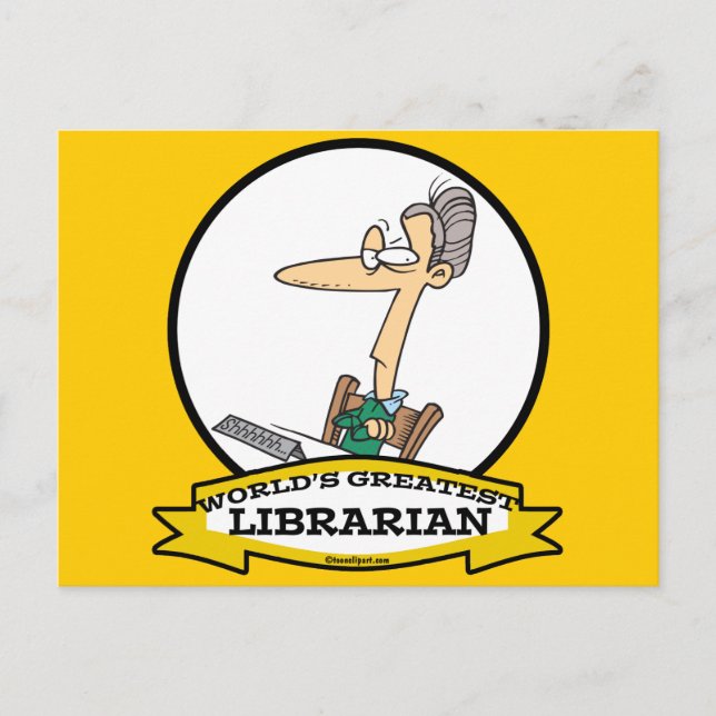 POSTAL MUNDO MAYOR PERSONALIZADO LIBRARIANO II (Anverso)