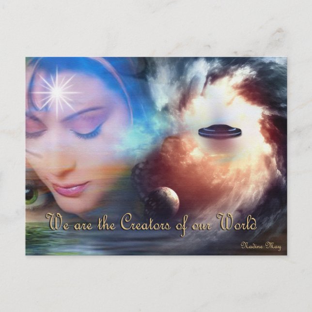 Postal Mundos Multidimensionales (Anverso)