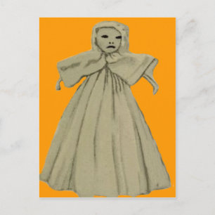 Postal Muñeca de Espíritu Fantasma Espeluznante y Aterrad