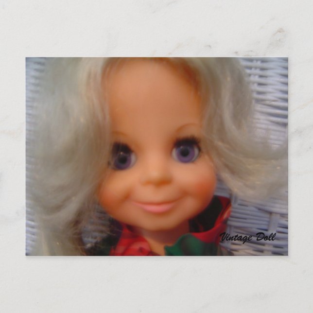 Postal Muñeca de los 70 (Anverso)