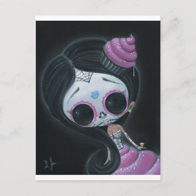 Postal muñeca de los muertos (Anverso)
