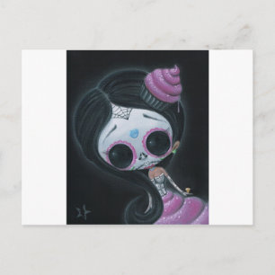 Postal muñeca de los muertos