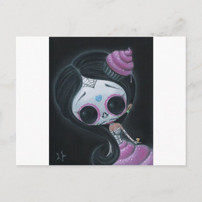 Postal muñeca de los muertos (Anverso)