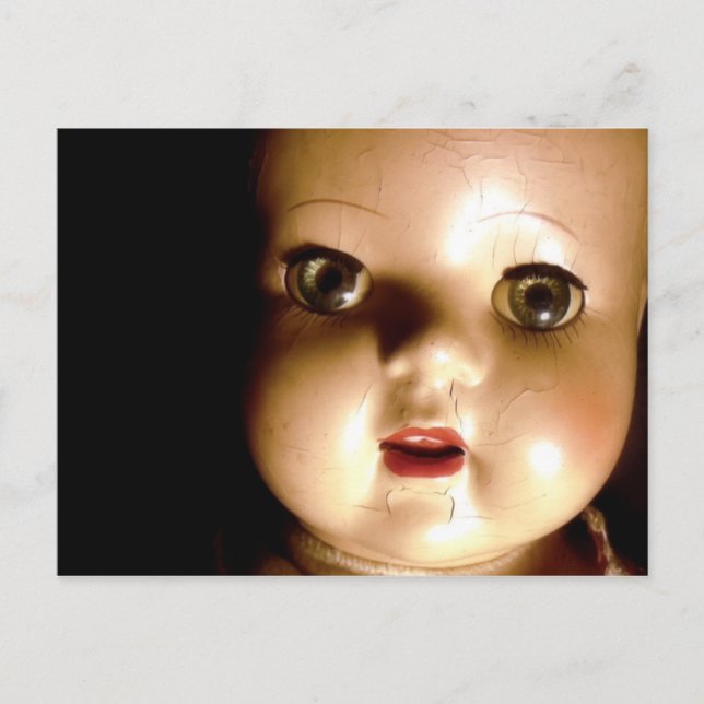 Postal Muñeca del vintage (Anverso)