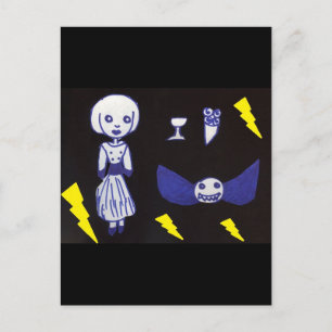 Postal Muñeca Goth