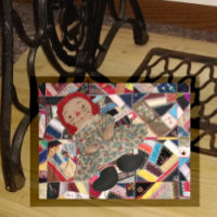 Muñeca raquítica en el antiguo callejón sin salida