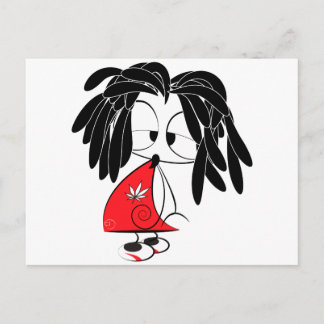 Postal muñeca Rastaman