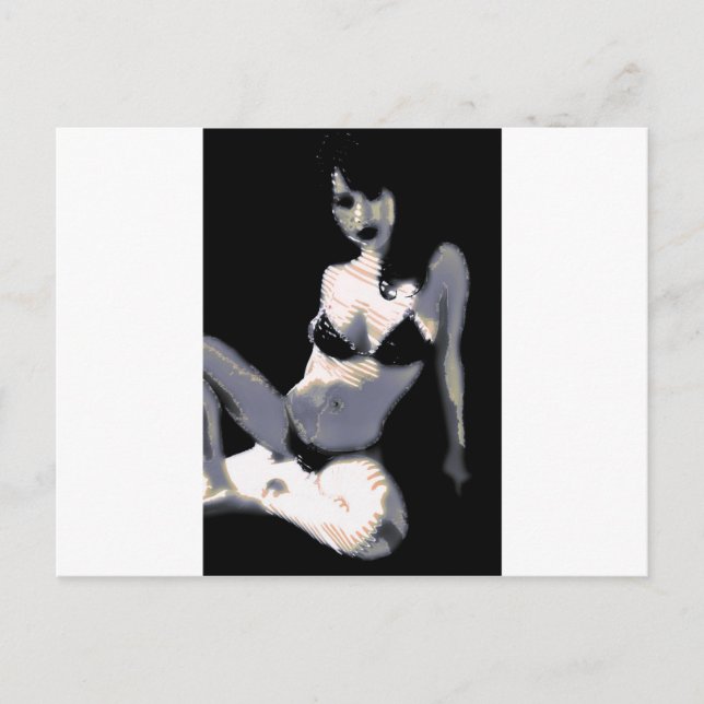 Postal Muñeca viva 4 (Anverso)