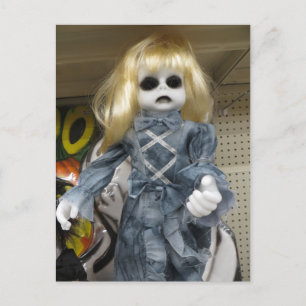 Postal Muñeca Zombie