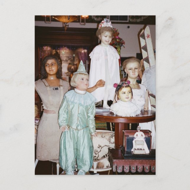 Postal Muñecas Antiguas Vintage (Anverso)