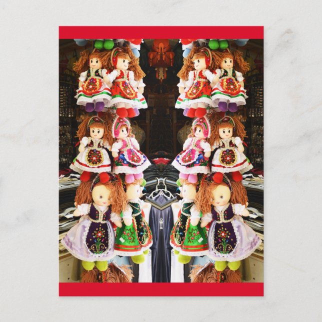 Postal Muñecas de Hungría (Anverso)