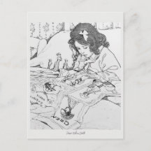 Muñecas de papel de Jessie Wilcox Smith Colorea tú
