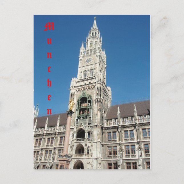 Postal munich 001, Munchen (Anverso)