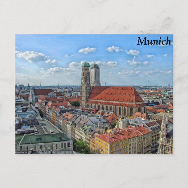 Postal Múnich, Alemania (Anverso)