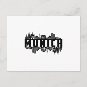 Postal Munich Alemania City Cityscape Guay Gracioso regal