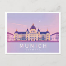 Munich Alemania Pastel Travel Design