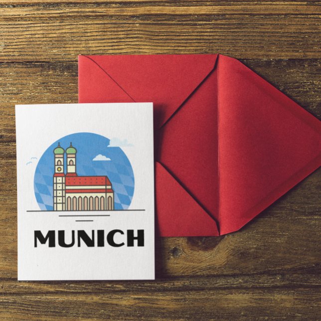 Postal Munich Alemania Viaje Vintage (Munich Germany Travel Postcard)