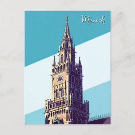 Postal Munich Marienplatz Alemania
