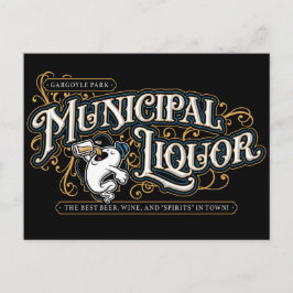 Postal municipal de licor de Gargoyle Park