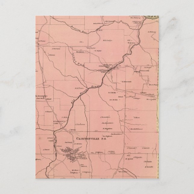 Postal Municipio de Clinton (Anverso)