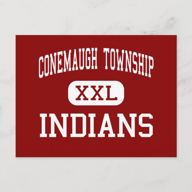 Postal Municipio de Conemaugh - Indians - Area - Davidsvi (Anverso)