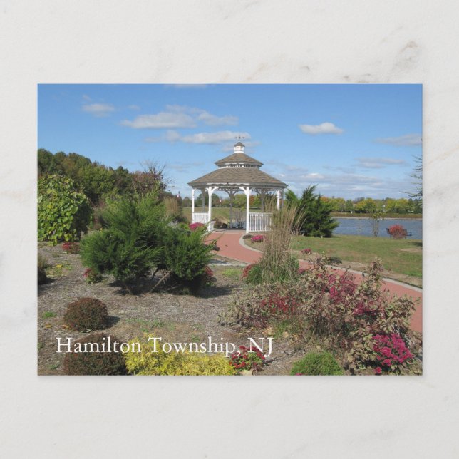 Postal Municipio de Hamilton, NJ (Anverso)