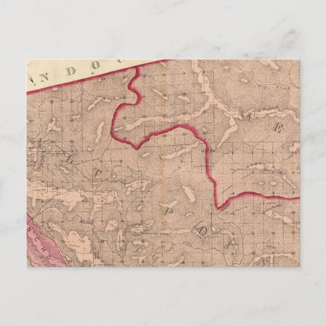 Postal Municipio de Salt Point, Mendocino y Cloverdale (Anverso)