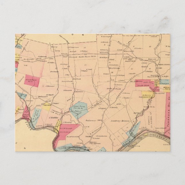 Postal Municipio de Sugar Creek (Anverso)