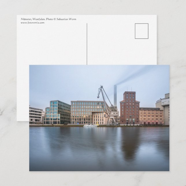 Postal Münster Alemania (Anverso / Reverso)