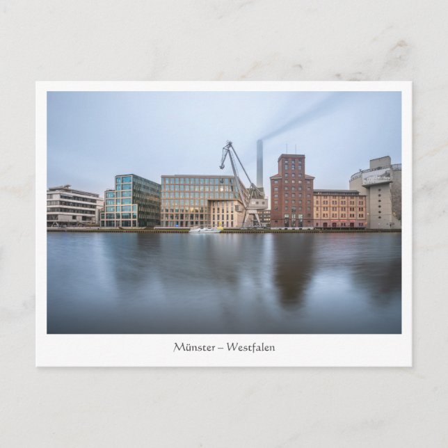 Postal Münster Alemania (Anverso)