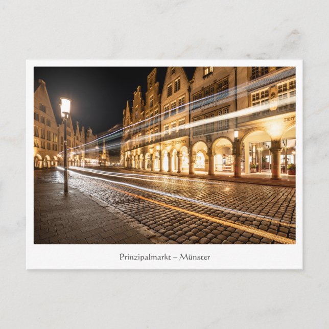 Postal Münster Alemania (Anverso)