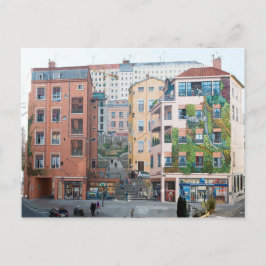 Postal Mur des Canuts - Mur peint - Lyon