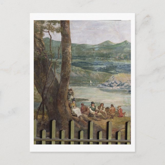 Postal Mural de Drakelowe Hall, no. Burton on (Anverso)