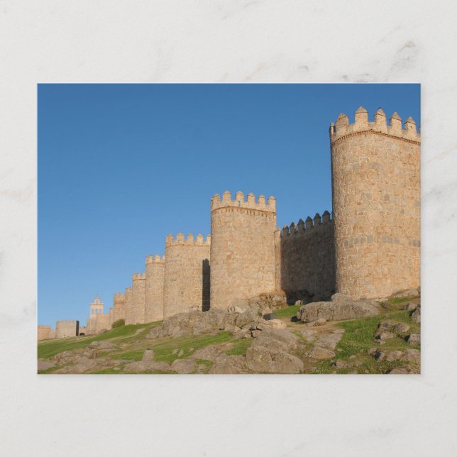 Postal Murallas de Ávila (Anverso)