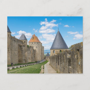 Postal Murallas medievales de Carcassonne