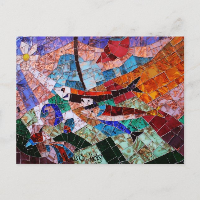 Postal Murano Mosaic (Anverso)