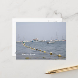 Postal Murcia, barcos de España en el puerto