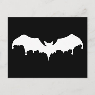 Postal Murciélago vampiro gótico derretido