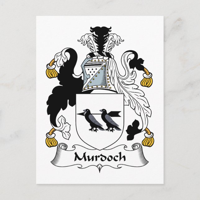 Postal Murdoch Family Crest (Anverso)