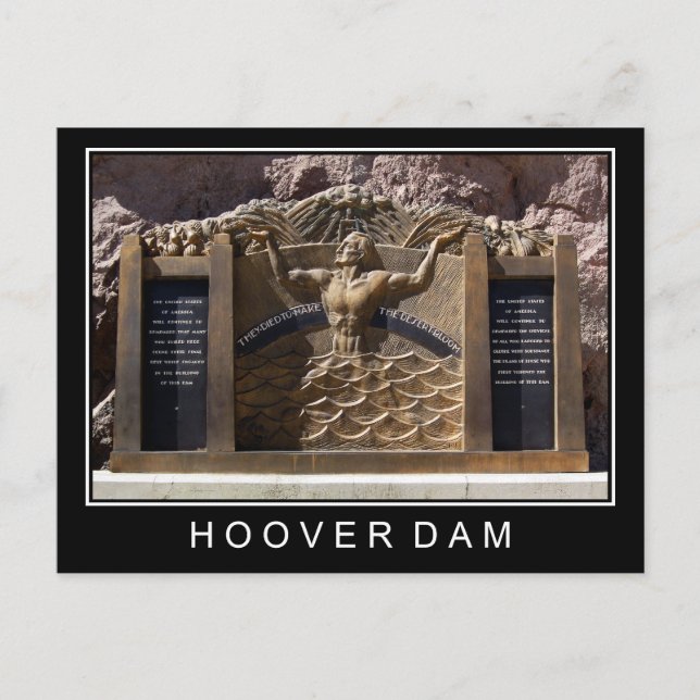 Postal Murieron para hacer florecer el desierto (Anverso)