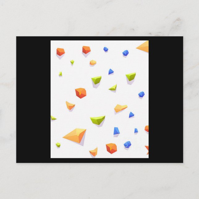 Postal Muro de escalada de roca agarró a Mats Ropes Bould (Anverso)