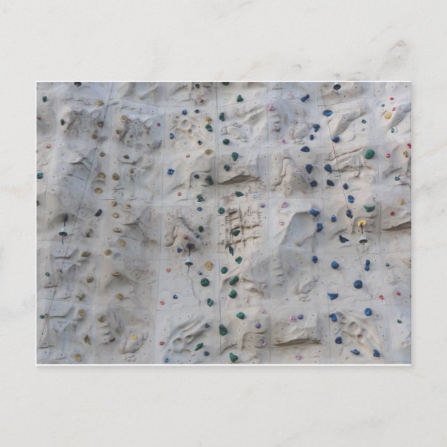 Postal Muro de escalada de rock (Anverso)