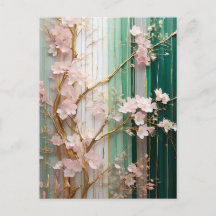 Muro de florecimiento de cerezos en flor