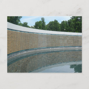 Postal Muro de la libertad conmemorativo de la Segunda Gu