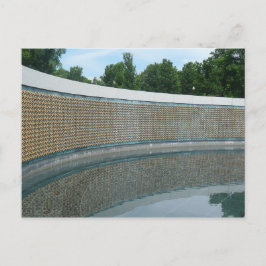 Postal Muro de la Libertad del Monumento a la Segunda Gue