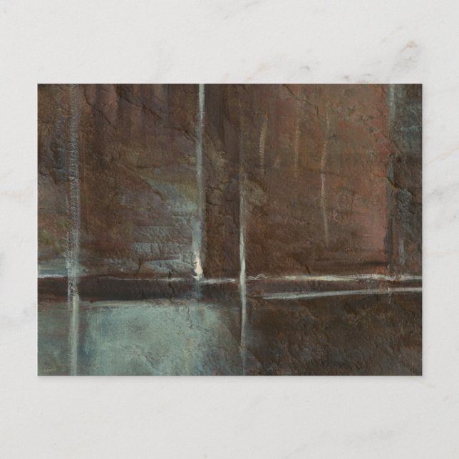 Postal Muro de ladrillo rojo y gris (Anverso)