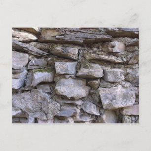 Postal Muro de piedra antiguo
