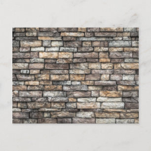 Postal Muro de piedra gris