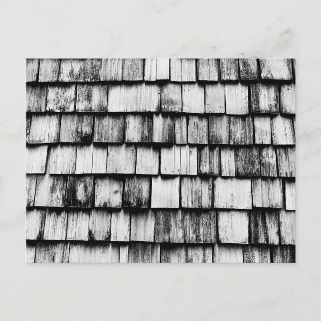 Postal Muro de tablero de madera de viejo (Anverso)