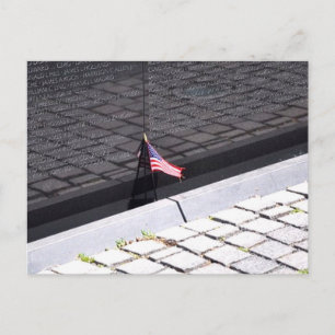 Postal Muro del Monumento a los Veteranos de Vietnam con